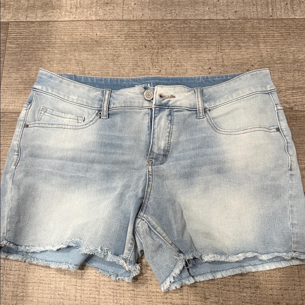Time and Tru Light Blue Jean Shorts